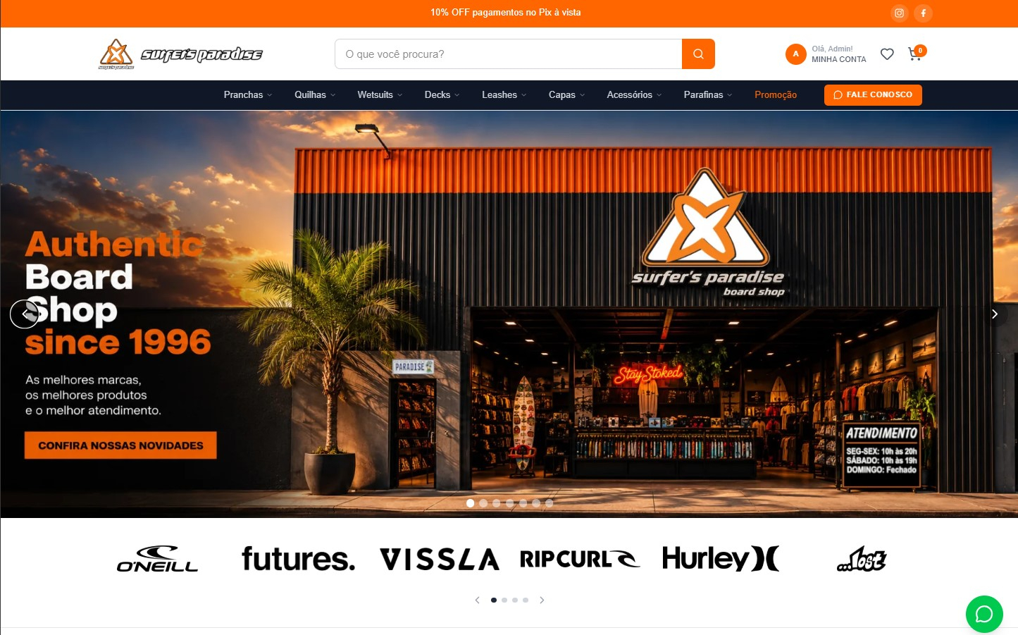 Surfers Paradise homepage