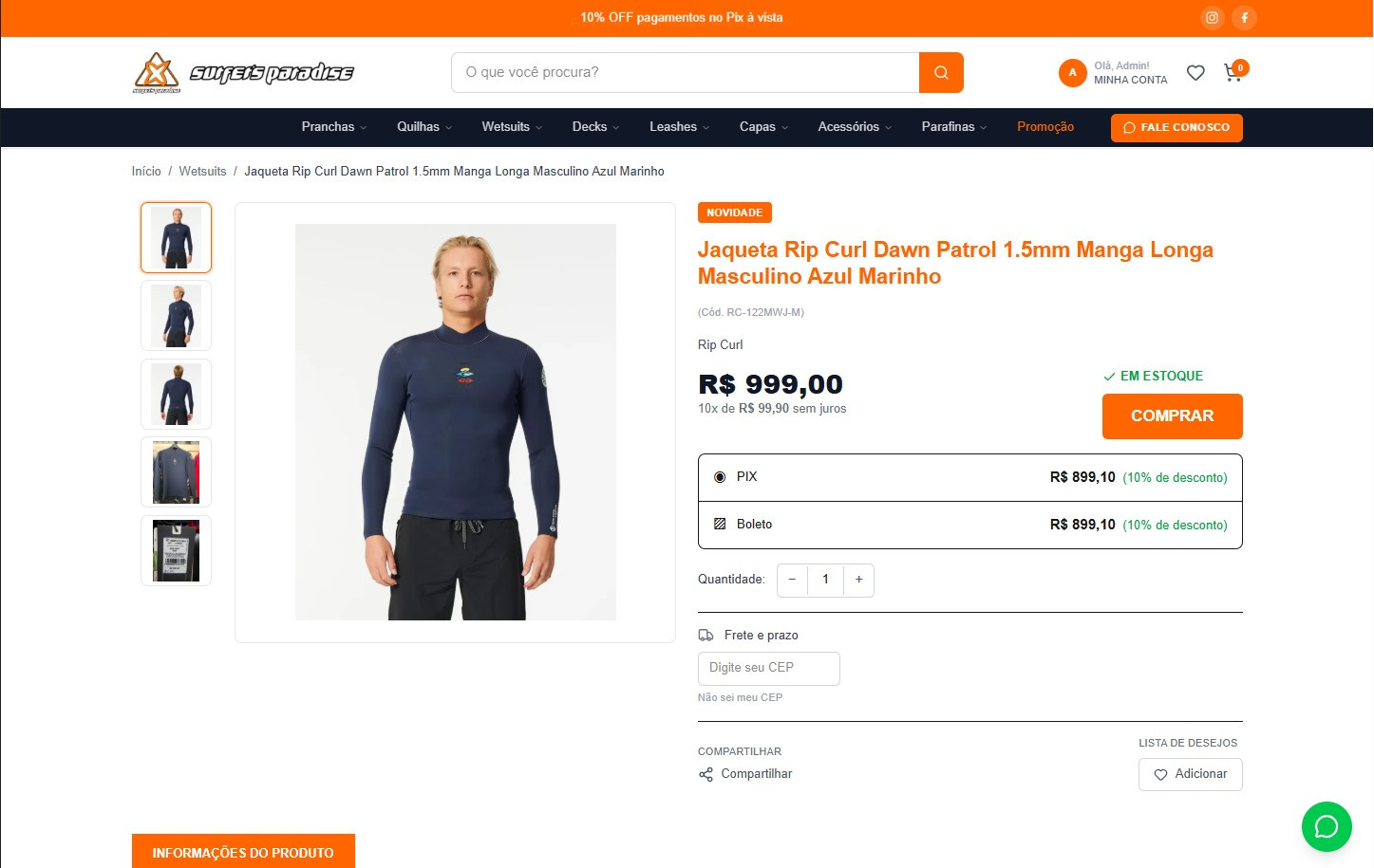 Product page